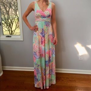 Lilly Pulitzer Sloane V-Neck Maxi Dress